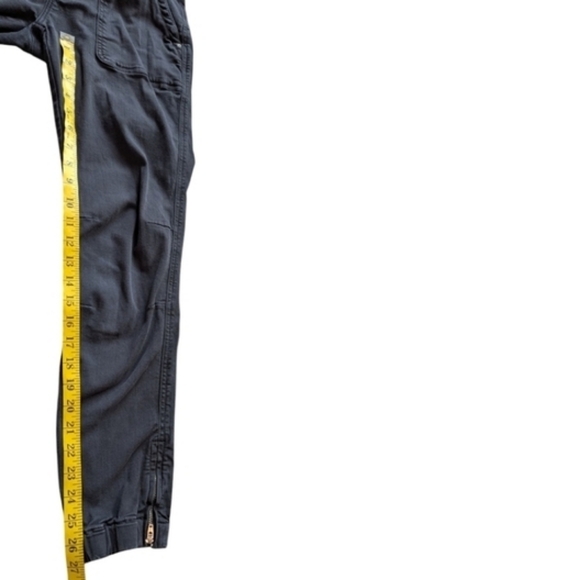 Mavi Ivy Slim Cargo Pants Grunge Y2K 00s Womens 29 Mid-Rise Black Twill Cotton - Picture 16 of 16